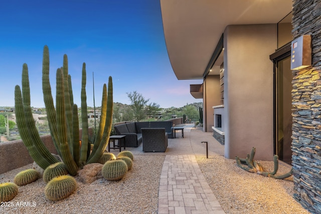39602 N Charles Blair Macdonald Rd, Scottsdale, AZ 85262 - view of patio with outdoor lounge area