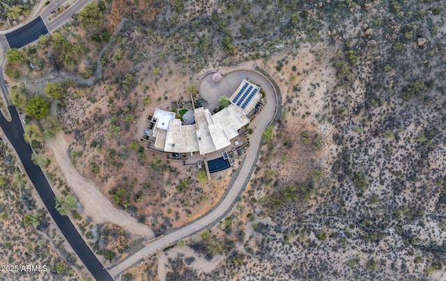 39602 N Charles Blair Macdonald Rd, Scottsdale, AZ 85262 - aerial view of property's location with a desert landscape and rural landscape