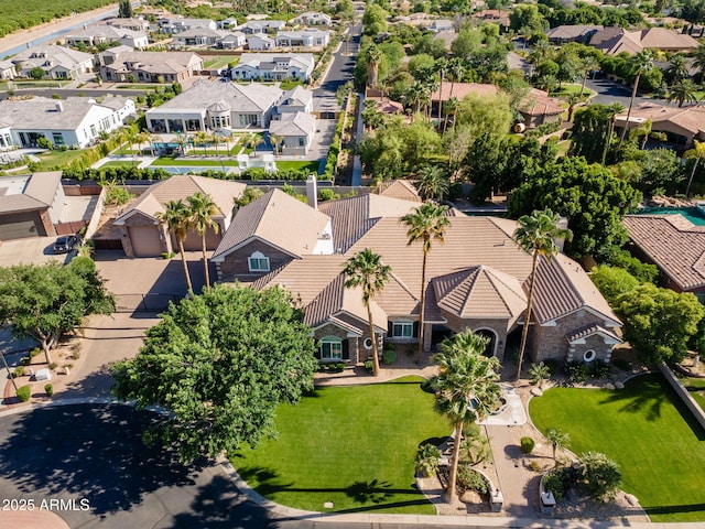 birds eye view of property featuring a residential view