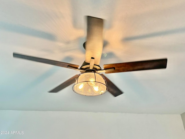 room details with ceiling fan