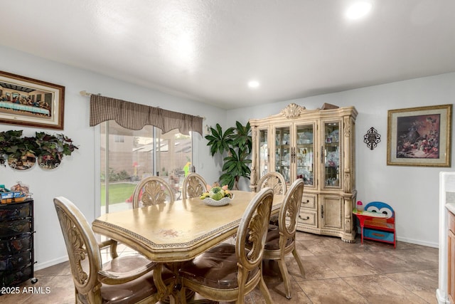 view of dining area