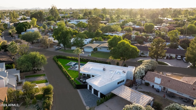 view of aerial view