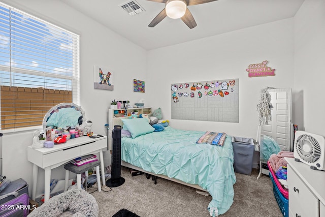 37954 N Greasewood Way, San Tan Valley, AZ 85140 - bedroom with carpet floors and a ceiling fan