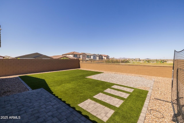 37954 N Greasewood Way, San Tan Valley, AZ 85140 - view of yard with a patio and a residential view
