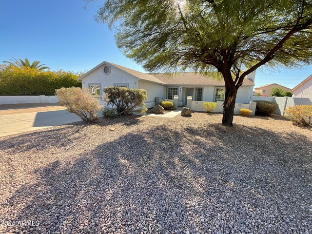 view of ranch-style house