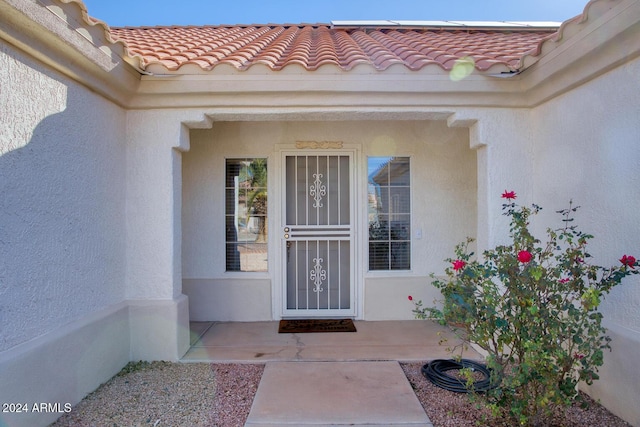 view of property entrance