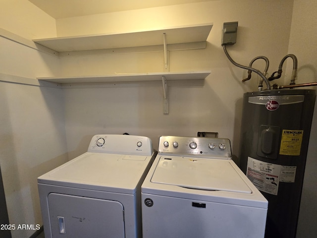 2302 N 36th St Ofc, Ofc, Phoenix, AZ 85008 - laundry room with electric water heater and washer and dryer
