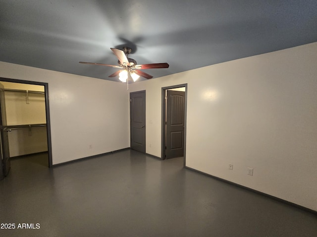 2302 N 36th St Ofc, Ofc, Phoenix, AZ 85008 - spare room with ceiling fan and finished concrete floors
