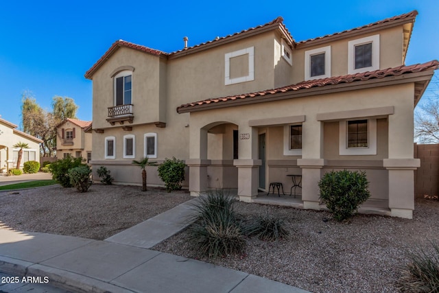 view of mediterranean / spanish-style home