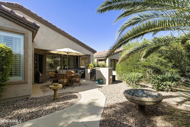 4524 E Narrowleaf Dr, Gilbert, AZ 85298 - view of patio with outdoor dining space