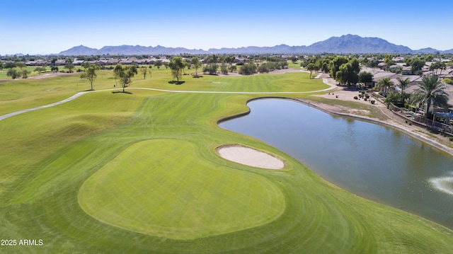 4524 E Narrowleaf Dr, Gilbert, AZ 85298 - view of property's community with a water and mountain view, a residential view, and view of golf course