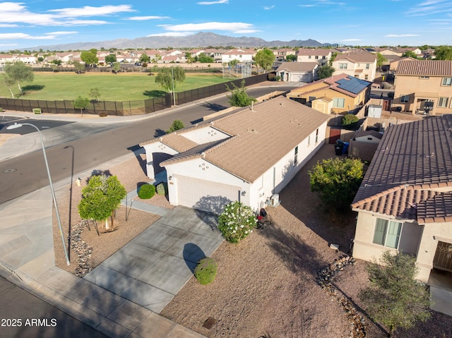 7305 W Darrel Rd, Laveen, AZ 85339 - aerial view of residential area with a mountainous background