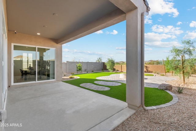 17831 W Mission Ln, Waddell, AZ 85355 - view of patio featuring a fenced backyard