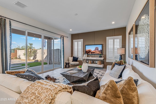 17831 W Mission Ln, Waddell, AZ 85355 - living area featuring recessed lighting and visible vents