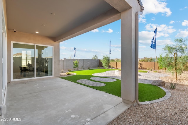 17831 W Mission Ln, Waddell, AZ 85355 - view of patio featuring a fenced backyard