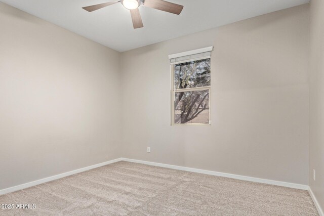 18360 W Alice Ave, Waddell, AZ 85355 - empty room with baseboards, ceiling fan, and carpet