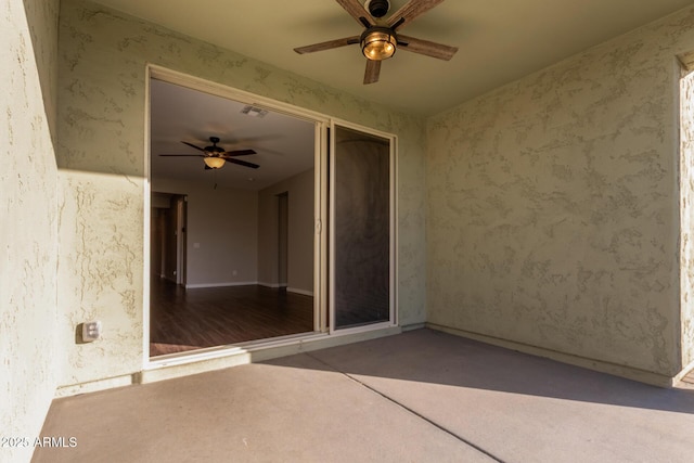 18360 W Alice Ave, Waddell, AZ 85355 - view of patio featuring visible vents and ceiling fan
