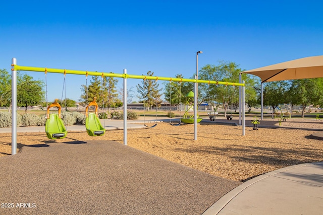 view of communal playground
