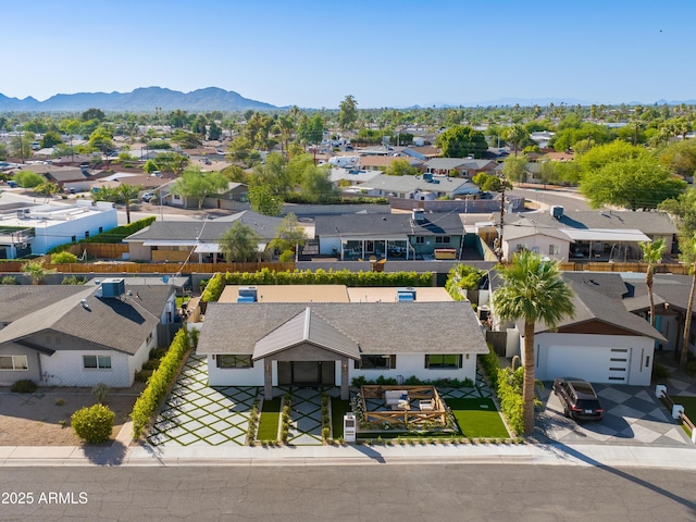 8708 E Rancho Vista Dr, Scottsdale, AZ 85251 - aerial view of residential area featuring a mountain backdrop