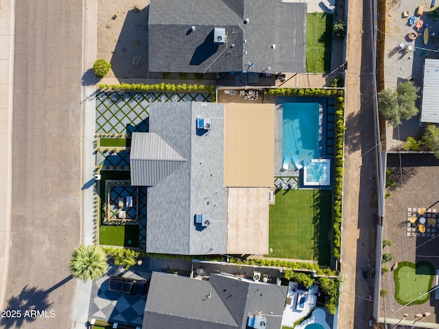 8708 E Rancho Vista Dr, Scottsdale, AZ 85251 - bird's eye view of a pool area