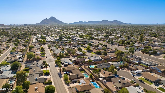 8708 E Rancho Vista Dr, Scottsdale, AZ 85251 - aerial perspective of suburban area featuring mountains