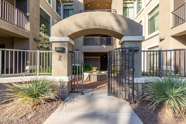 view of entrance to property