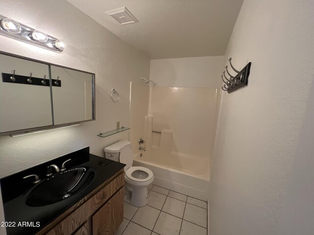 1770 E Sandra Ter, Phoenix, AZ 85022 - full bathroom with toilet, shower / tub combination, vanity, and tile patterned floors