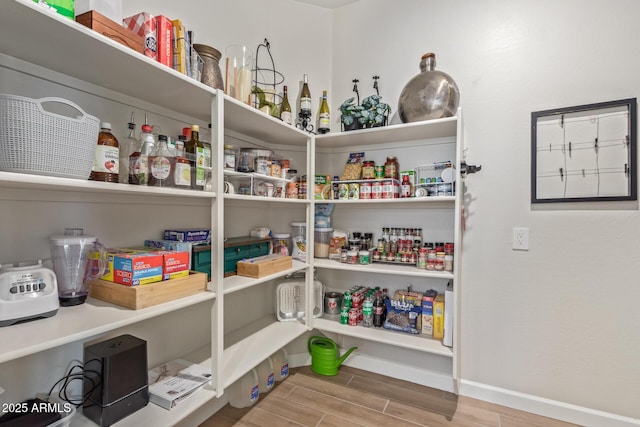 view of pantry