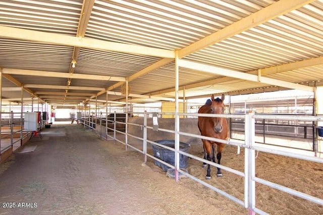 view of horse barn