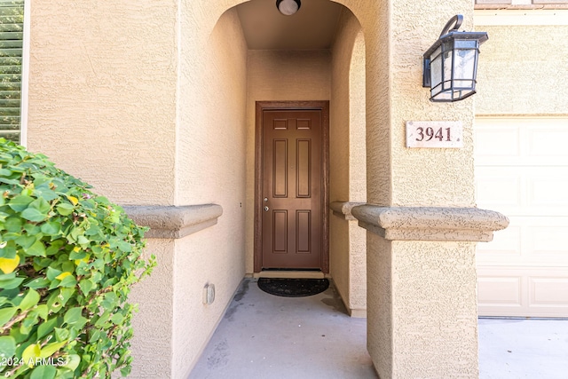 view of entrance to property