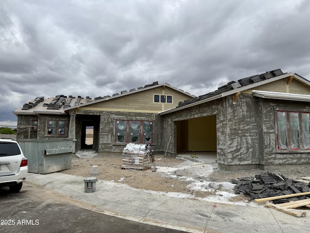 6446 E Omega Cir, Mesa, AZ 85215 - unfinished property with an attached garage