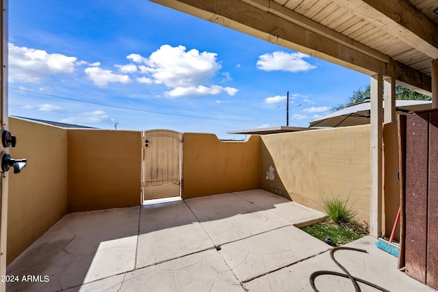 view of patio / terrace