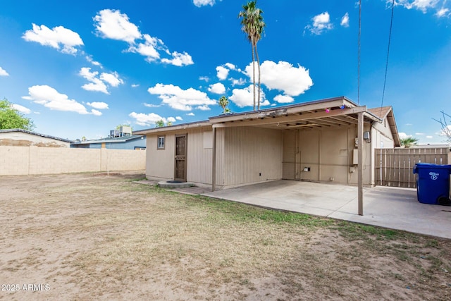 1512 W Crescent Ave, Mesa, AZ 85202 - rear view of property with a patio area and a carport