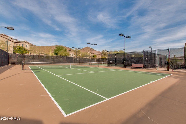 view of sport court