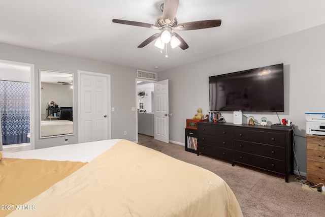 3438 S Bowman Rd, Apache Junction, AZ 85119 - bedroom with carpet floors and a ceiling fan