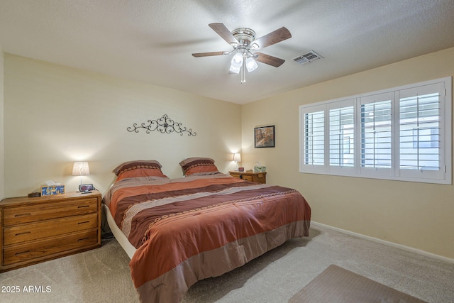 8160 E Keats Ave Unit 364, Mesa, AZ 85209 - bedroom featuring carpet, baseboards, and a ceiling fan