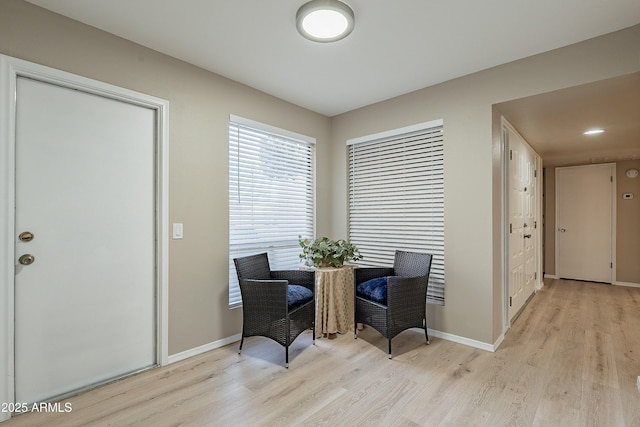 dining room featuring light hardwood / wood-style floors