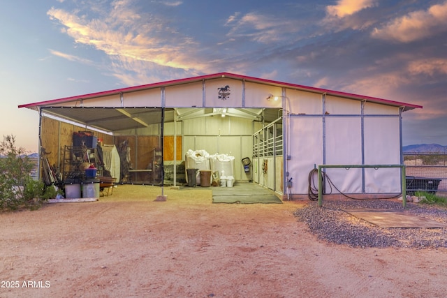 view of outdoor structure featuring an outdoor structure