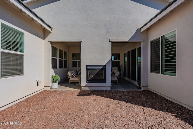 exterior space featuring a patio