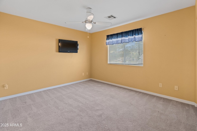 4202 N 21st St Unit 1, Phoenix, AZ 85016 - carpeted empty room with a ceiling fan and baseboards