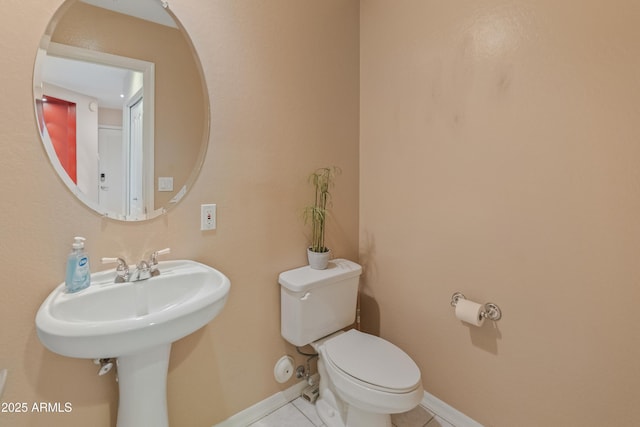 4202 N 21st St Unit 1, Phoenix, AZ 85016 - half bathroom with toilet and tile patterned flooring