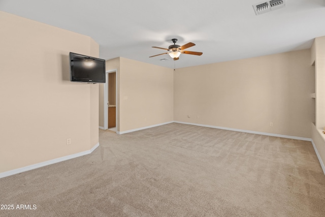 4202 N 21st St Unit 1, Phoenix, AZ 85016 - spare room featuring a ceiling fan and carpet flooring