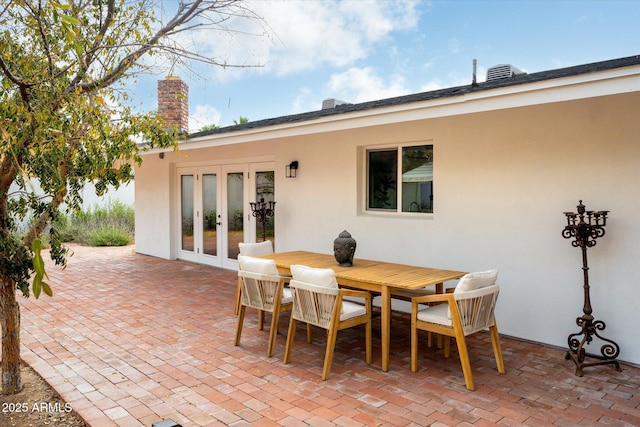 view of patio / terrace with french doors