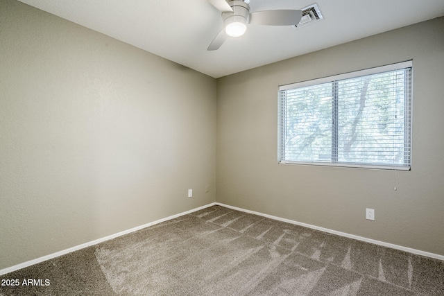 1311 N Congress Dr, Chandler, AZ 85226 - empty room with carpet flooring, a ceiling fan, and baseboards