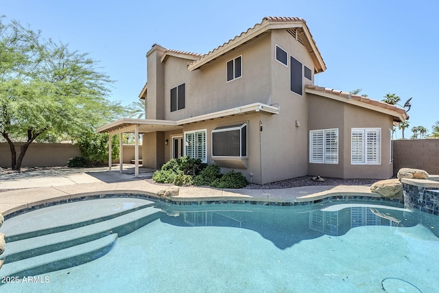 1311 N Congress Dr, Chandler, AZ 85226 - view of swimming pool featuring a fenced backyard and a patio area