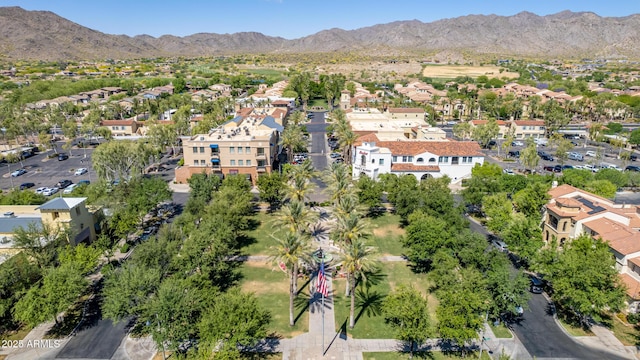 2540 N Stone Hill Rd, Buckeye, AZ 85396 - birds eye view of property with a mountain view and a residential view