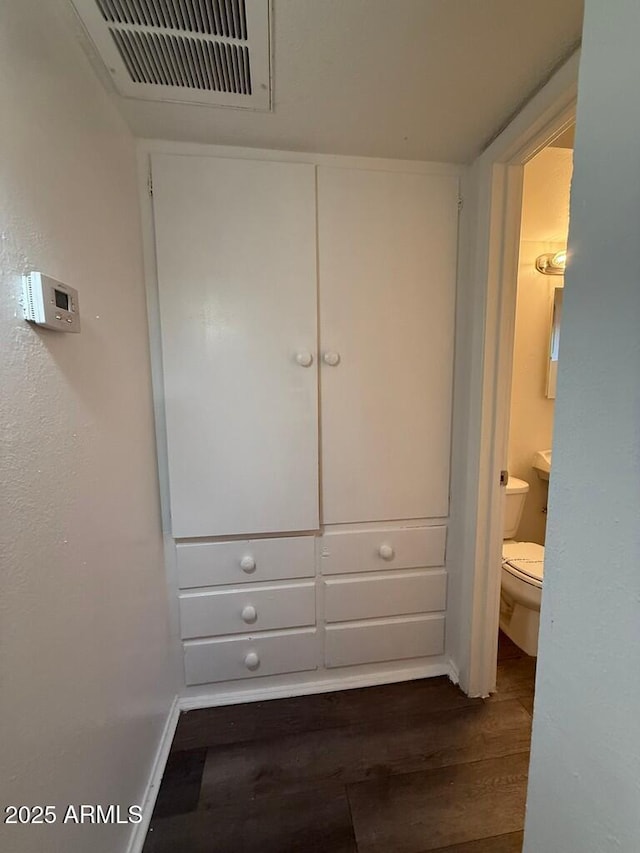 closet with visible vents