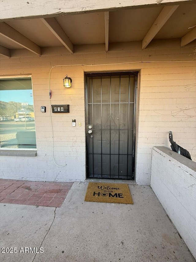 view of property entrance