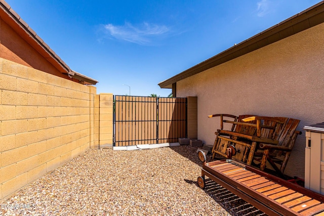 2910 S Olivewood, Mesa, AZ 85212 - view of patio with a gate and fence