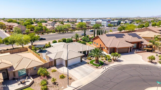2910 S Olivewood, Mesa, AZ 85212 - aerial view of residential area featuring a mountain backdrop